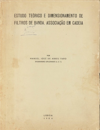 Estudo teórico e dimensionamento de filtros de banda: associação em cadeia