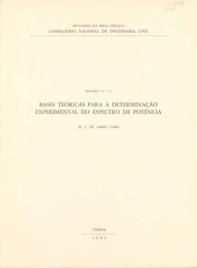 Bases teóricas para a determinação experimental do espectro de potência